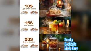 Whiskey Cocktail Smoker Kit For Home Mixologists