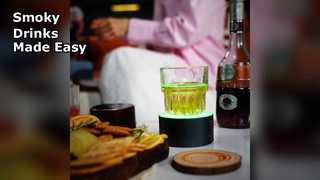 Whiskey Smoker Kit Portable Black Easy Smoky Drinks