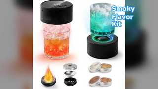 Whiskey Smoker Kit Electronic Lighter Flavor
